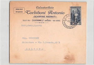 613 02  CALZATURIFICIO TORBIDONI ANTONIO SCARPINE NEONATI CHIARAVALLE X BOLOGNA - Picture 1 of 2