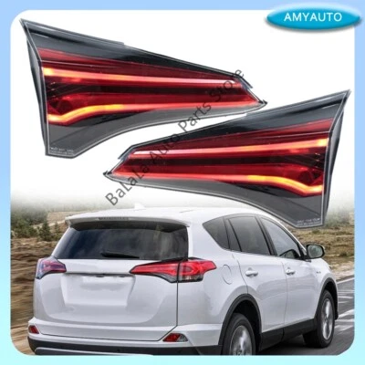 1Pair For Toyota RAV4 2016 2017 2018 Inside Rear Tail Light Brake Stop Lamp LED - Image 1 of 4