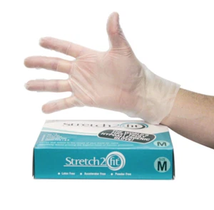 200 Guanti Trasparenti Elasticizzati 2 Fit X Grandi Senza Polvere - Consegna il Giorno Prossimo - Foto 1 di 1
