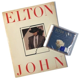 1984 Elton John Concert Program Breaking Hearts Tour + Bonus NEW CD Princess Di! - Picture 1 of 10