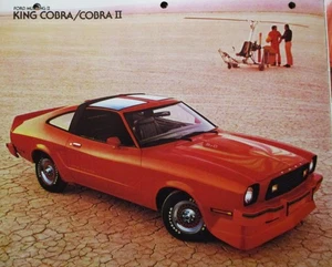 1978 Ford Mustang II Original Dealer Sales Brochure Ad Literature Cobra Hardtop - Picture 1 of 17