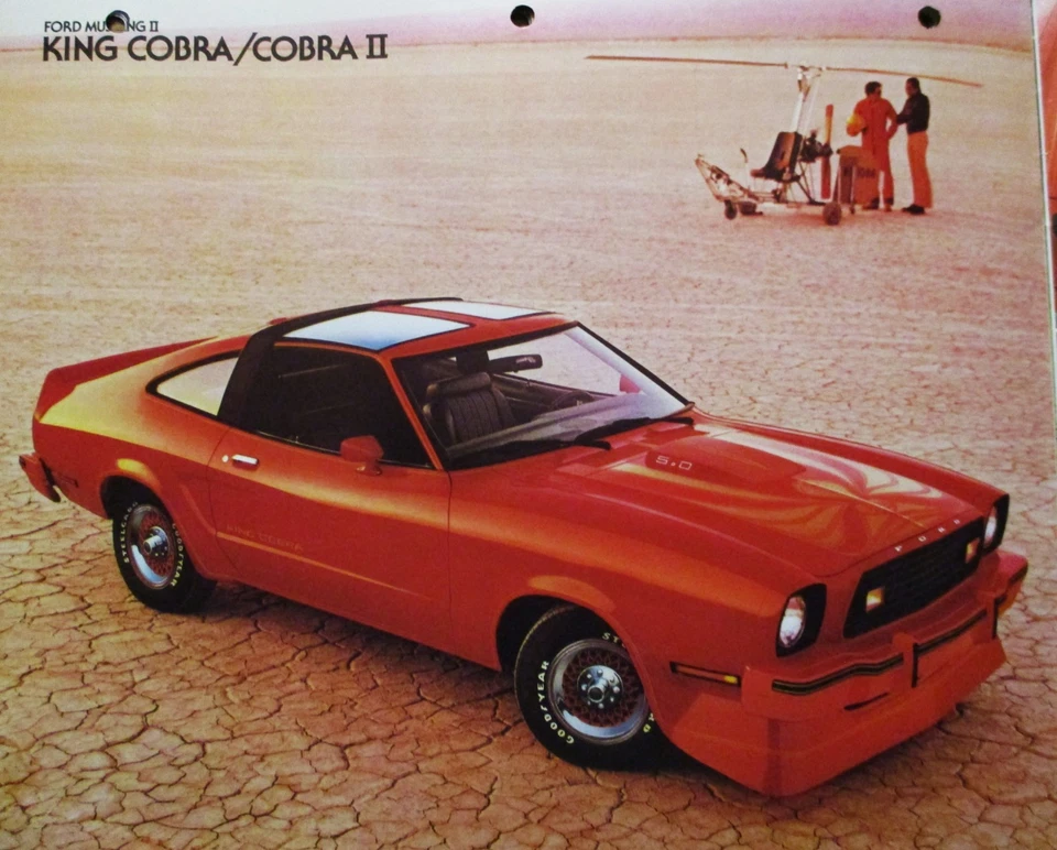 1978 Ford Mustang II Original Dealer Sales Brochure Ad Literature Cobra Hardtop - Image 1 of 4