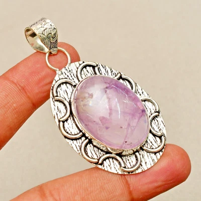 Ciondolo gioiello in argento sterling 925 fatto a mano con pietra preziosa... - Immagine 1 di 4