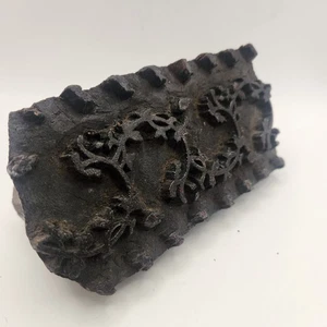 Vintage Hand-Carved Wooden Printing Block - Picture 1 of 7