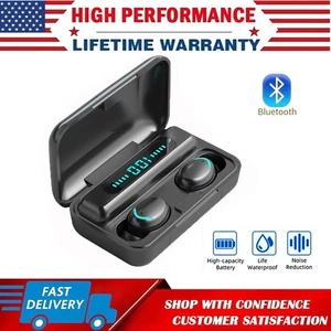 in Ear Bluetooth headphone Wireless Earbuds Sporting Headset Premium Sound W Mic - Picture 1 of 8