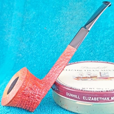 UNSMOKED NEW NATE KING RING GRAINED BULLDOG FREEHAND AMERICAN Estate Pipe w/ BAG - Image 1 of 4