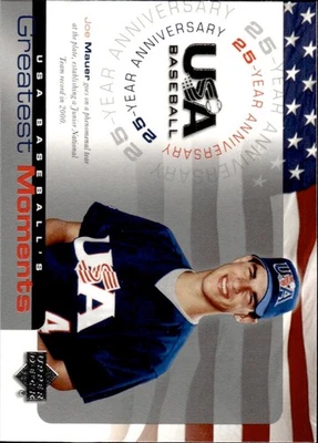 2004 Upper Deck USA 25th Anniversary #USA-200 2000: Mauer on the Mark - Image 1 of 2