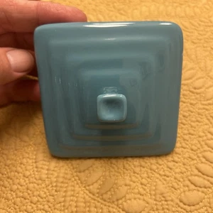 Tapa de repuesto para plato cuadrado turquesa Fiestaware - Imagen 1 de 9