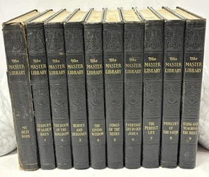 The Master Library 10 Volume Set 1927 Christianity Religious Study Books - Picture 1 of 11