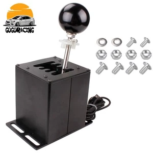USB PC H Gear Shifter 7+R Sim Racing Game For Logitech G29 G27 G25 Thrustmaster - Picture 1 of 9