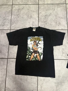 Tomb Raider Laura Croft Vintage T-Shirt Grail 1996 XL - Picture 1 of 5