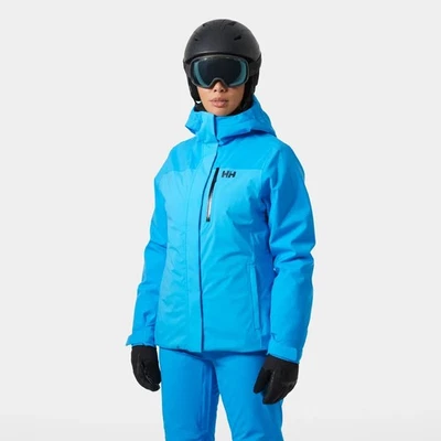 Helly Hansen Snowplay Ski Jacket - Women's - Large / Cyan - Image 1 of 4