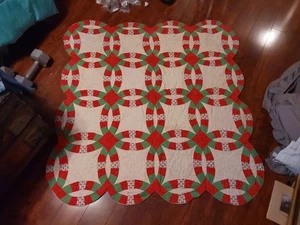 Beautiful Lancaster County Handmade Quilt Wall Hanging/Blanket 44" X 46"  - Picture 1 of 7