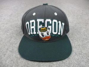 Gorra gorra Oregon Ducks espalda a presión para hombre gris verde NCAA mascota de fútbol americano universitario - Imagen 1 de 14