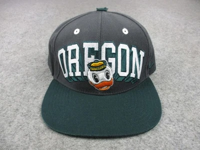 Gorra gorra Oregon Ducks espalda a presión para hombre gris verde NCAA mascota de fútbol americano universitario Foto 1 de 4