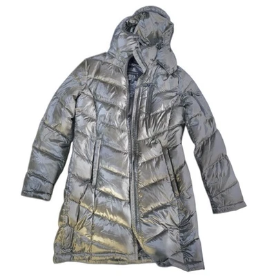 Andrew Marc Women’s Packable Down Coat XS Brown 650 Fill Removable Hood Warm - Image 1 of 4