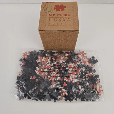 M.C. Escher Jigsaw Puzzle Fish Pattern 216 Pcs Lagoon, Sealed Pieces, Red - Image 1 of 4