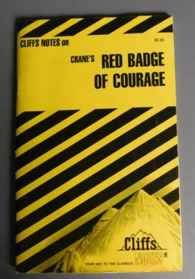 Red Badge of Courage - Stephen Crane - Cliffs Notes -  1964 Paperback - Image 1 of 4