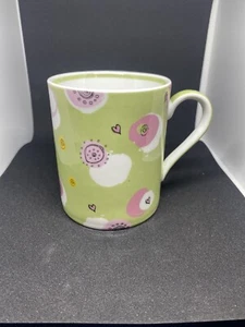 30 $ Starbucks 2007 12 Unzen grün mit weißen und rosa Wolken Herzen Becher Tasse - Bild 1 von 6