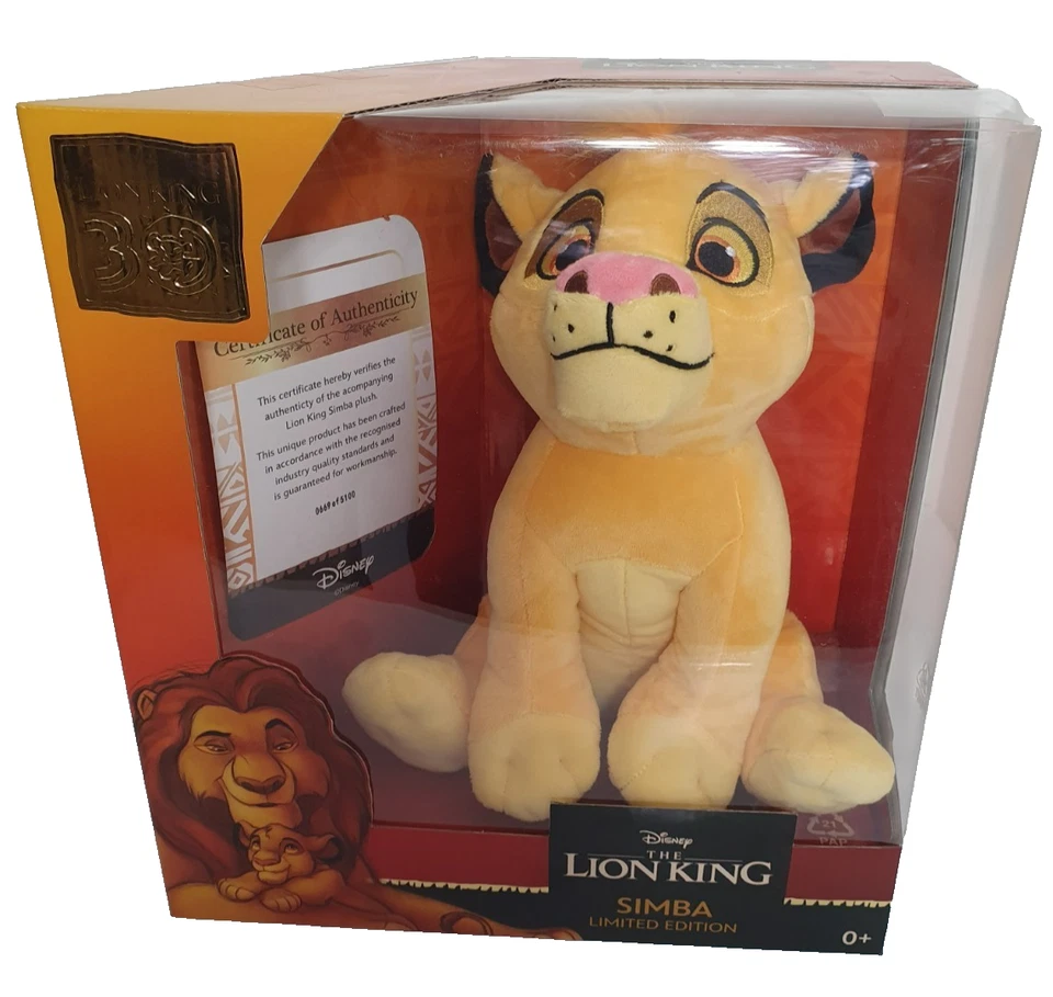 THE LION KING 2024 DISNEY LIMITED EDITION SIMBA 30th Anniversary lion King Plush