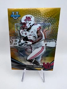 Tavion Thomas - 2022 Bowman's Best University #69 Gold Refractor /50 Utah SP - Picture 1 of 3