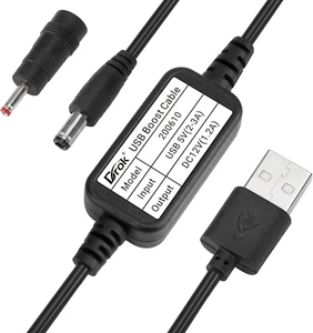 DROK USB to 12V Adapter - 5V to 12V Step up Converter, Boost Converter Voltage R - Picture 1 of 12