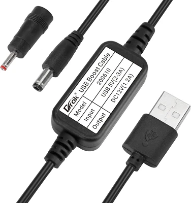 DROK USB to 12V Adapter - 5V to 12V Step up Converter, Boost Converter Voltage R - Image 1 of 4