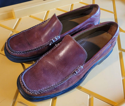 SCARPE MOCASSINI COLE HAAN NIKEAIR UOMO PELLE MARRONE 07184 TAGLIA 10M