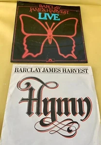 Barclay James Harves Two 7" Vinyl Singles Rock And Roll Star Live EP + Hymn 1977 - Picture 1 of 4