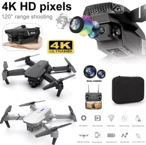 New E88Pro Rc Drone 4K Professional With 1080p Wide Angle Dual HD - Picture 1 of 10