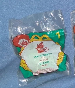 Iam Hungry # 1 Halloween McDonalds Juguetes Bruja Caramelo Dispensador 1998 Púrpura Verde - Imagen 1 de 3