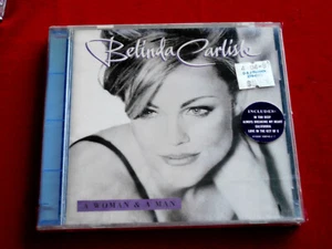 BELINDA CARLISLE~ A WOMAN & A MAN~ SEALED~ SLICE IN CASE~ HYPE STICKER ~RARE~CD - Imagen 1 de 2