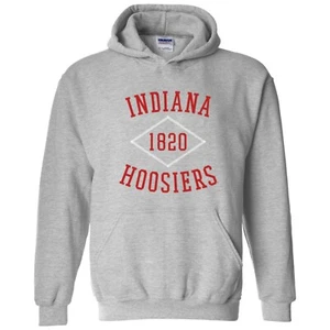 Indiana Hoosiers Stitch Arch Team Color Hoodie - Sport Grey - Picture 1 of 6