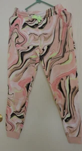 Girls Leggings size L Justice pink marble - Picture 1 of 4