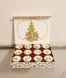 Pottery Barn Forest Gnome 12 Gnomes of Christmas Candle Set NEW