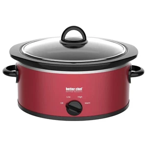 Better Chef 3-Quart Oval Slow Cooker with Easy Clean Removable Stoneware Crock - Picture 1 of 3