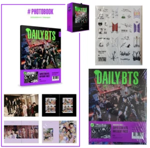 Libro de fotos BTS SEASON'S GREETINGS 2022 + pegatina de tatuaje tarjeta fotográfica identificación pH postales - Imagen 1 de 16