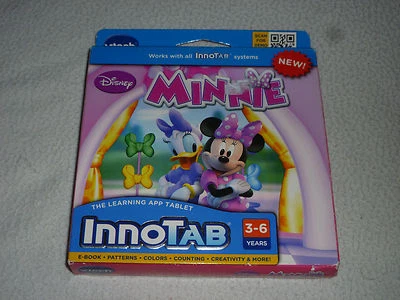 NEW IN BOX INNOTAB VTECH GAME DISNEY MINNIE 3-6 YEARS LEARNING TABLET NIB - Image 1 of 3