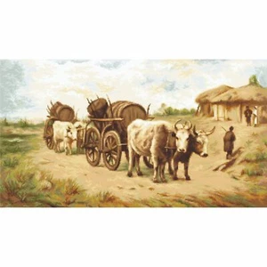 Kreuzstich Packung Die Handwagen B579 luca-s - Picture 1 of 5