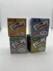 The Simpsons Talking Watches Complete Set of 4 Burger King 2002 in Orig. Boxes - Picture 1 of 2