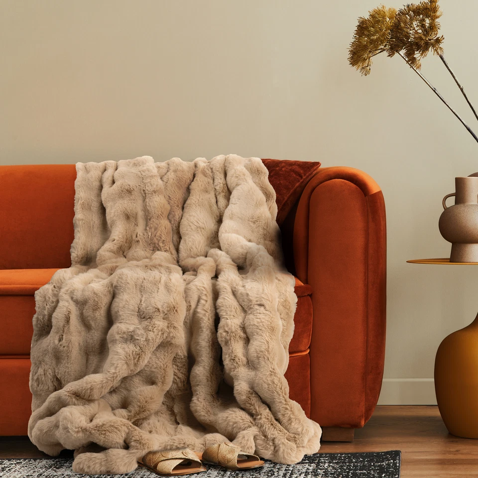 Manta Decorativa De Salón Colcha De Sofá Manta Lavable Dormitorio - Imagen 1 de 1