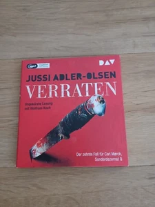 Verraten.Der zehnte Fall für Carl Mørck Sonderdezer. MP3 2CD-s Zustand sehr gut - Bild 1 von 3