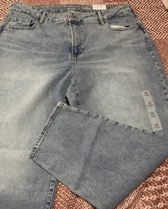 NWT PLUS SIZE High-Waisted .G. Straight Jeans for Women,plus Size - Picture 1 of 11