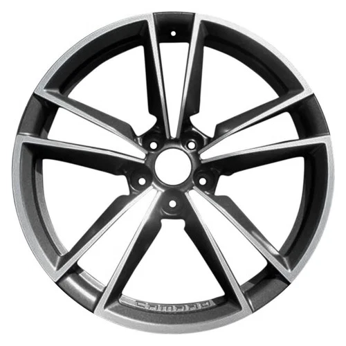 20" CHEVROLET CAMARO WHEEL RIM 2018-2021 OEM ALY96185 MACHINED GREY FRONT - Image 1 of 1