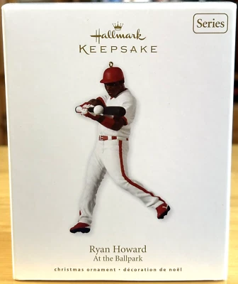 Ryan Howard 2010 Hallmark Keepsake Ornament "At the Ballpark" Phillies, NIB MINT - Image 1 of 4