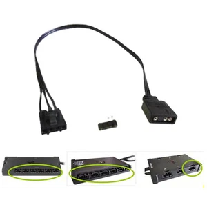 25cm Cable For Corsair 4 Pin RGB to Standard ARGB 5V 3Pin Connector with Adapter - Picture 1 of 7