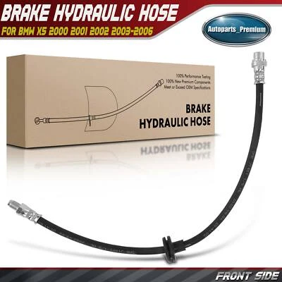 New Front Left or Right Brake Hydraulic Hose for BMW X5 2000 2001 2002 2003-2006 - Image 1 of 4