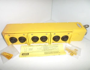 ⭐NEW⭐ HUBBELL PBS 6-2 MULTI SPEED 6-BUTTON PENDANT PUSHBUTTON STATION PBP 2020 - Picture 1 of 13