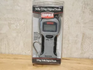 Rapala ® 50lb RGSDS-50 LCD Digital Hanging or Hand Held Fishing Fish Scale - Picture 1 of 2
