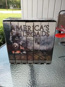 American Railroad The Steam Train Legacy VHS - Imagen 1 de 3